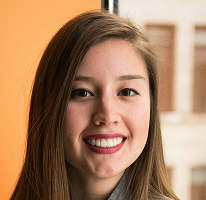 Victoria Lawson, directrice financière d'une société de trading, portrait.